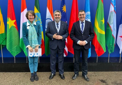Román Rodríguez avalía co embaixador de España da UNESCO as tres candidaturas galegas a Patrimonio da Humanidade